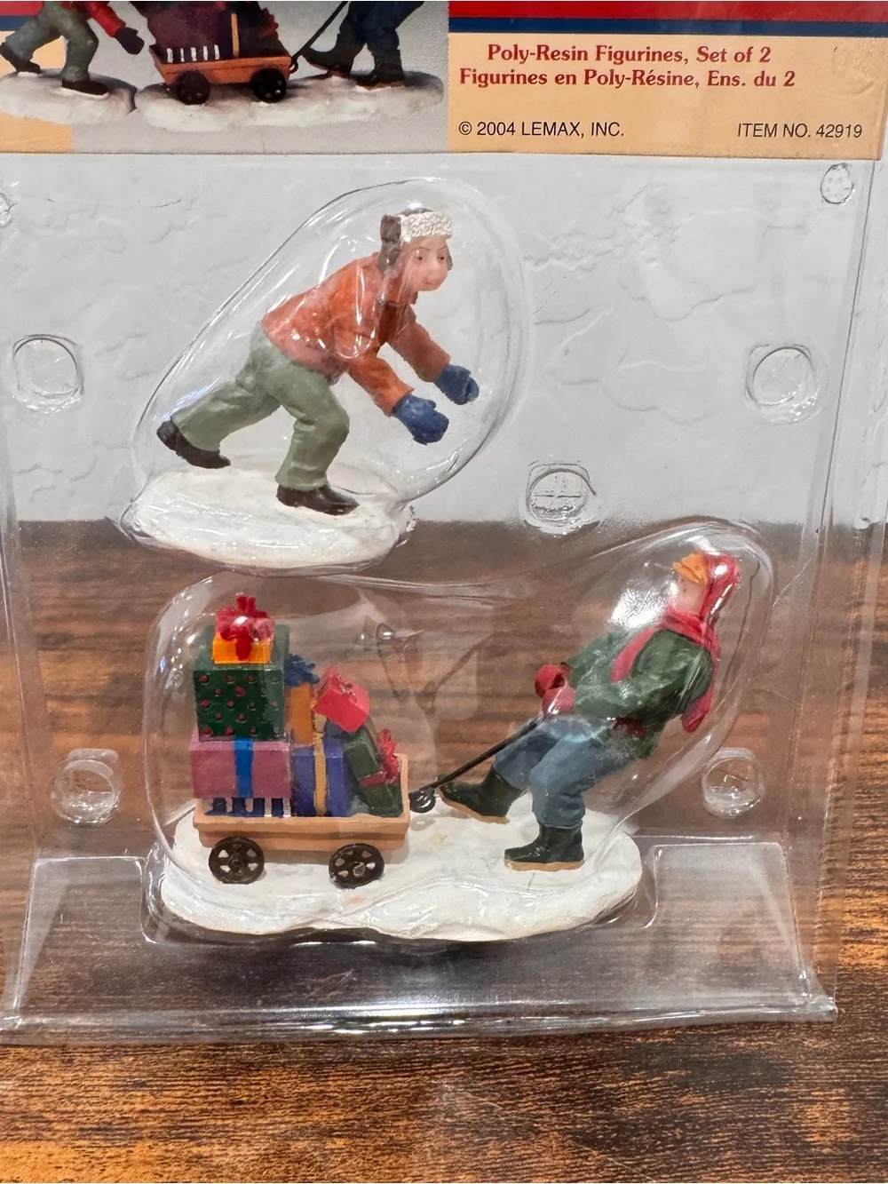 Lemax Christmas Village Collection Town A Full Cart Resin Figures New In Package